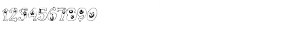 Download PC Jack O Lantern Regular Font Numeric Preview