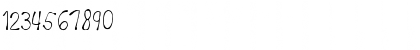 Download PC Leere` Regular Font Numeric Preview