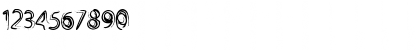 Download PC Marker Swirl Regular Font Numeric Preview