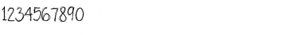 Download PC Nature Regular Font Numeric Preview