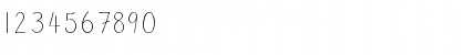 Download PC Simplicitee Regular Font Numeric Preview