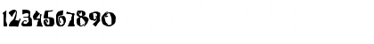 Download PC Witches Toe Regular Font Numeric Preview