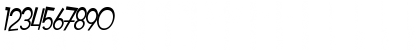 Download PCLifeIntoxExt Regular Font Numeric Preview