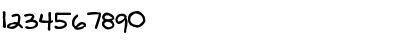 Download Pea Donna Regular Font Numeric Preview
