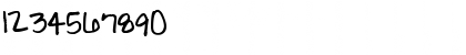 Download Pea Elizabeth Regular Font Numeric Preview
