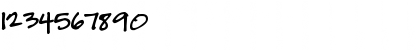 Download Pea Haylie Regular Font Numeric Preview