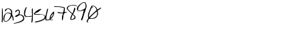 Download Pea Jamie Regular Font Numeric Preview