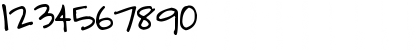 Download Pea Jenny Regular Font Numeric Preview