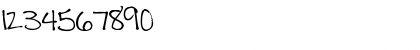 Download Pea Johanna Regular Font Numeric Preview