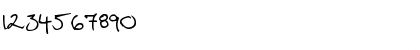 Download Pea Jordan Regular Font Numeric Preview