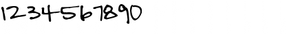 Download Pea Julie Regular Font Numeric Preview