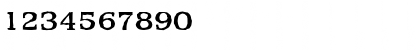Download PenthouseAntique-Medium Regular Font Numeric Preview