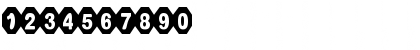 Download Peppermint Lump Regular Font Numeric Preview