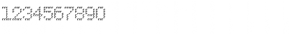 Download PerfoCone Normal Font Numeric Preview