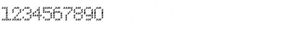 Download PerfoDome Normal Font Numeric Preview
