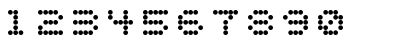 Download PerforationStrip Regular Font Numeric Preview
