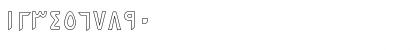 Download PersianKufiOutlineSSK Regular Font Numeric Preview