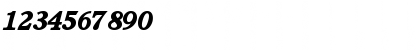 Download PerspectiveBlackSSK Regular Font Numeric Preview
