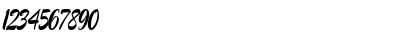 Download ConiScriptSSK Italic Font Numeric Preview