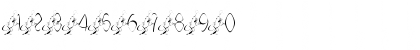 Download Pesterer Regular Font Numeric Preview