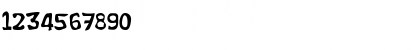 Download Evil Green Plant Regular Font Numeric Preview