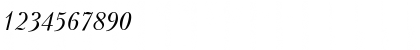 Download Peterburg Italic Font Numeric Preview
