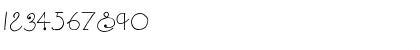 Download Peters MiroITC TT Regular Font Numeric Preview