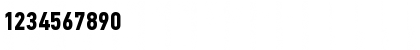 Download PF Din Text Cond Pro Bold Font Numeric Preview