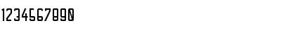 Download PFHALL Regular Font Numeric Preview