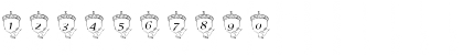 Download pf_acornmouse Regular Font Numeric Preview
