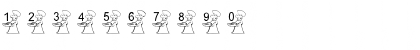 Download pf_cook1 Regular Font Numeric Preview