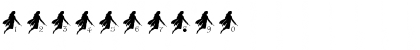 Download pf_fairie Regular Font Numeric Preview
