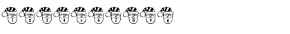 Download Pf_santa_smiles Normal Font Numeric Preview