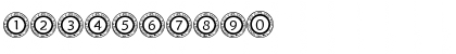 Download pf_scircle1 Regular Font Numeric Preview