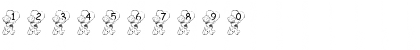 Download pf_teddybear_valentine Regular Font Numeric Preview
