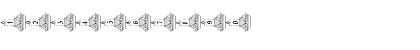 Download pf_xmas candle_sideways Regular Font Numeric Preview