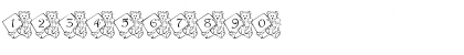 Download pf_xmas teddy Regular Font Numeric Preview