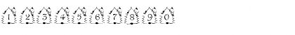 Download pf_xmas tree 1 Regular Font Numeric Preview