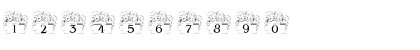 Download pf_xmas_package1 Regular Font Numeric Preview
