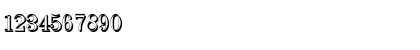 Download PhraxturedShadowed Regular Font Numeric Preview