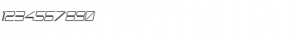 Download PhutureRndOpen Italic Font Numeric Preview