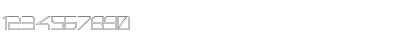 Download PhutureSqrdClsd Regular Font Numeric Preview