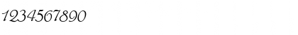 Download Phyllis ATT Italic Font Numeric Preview