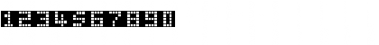 Download Pica Hole - XPL Regular Font Numeric Preview