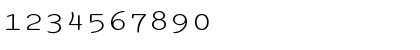 Download PicaExtended Regular Font Numeric Preview