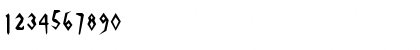 Download Pick Ax Regular Font Numeric Preview