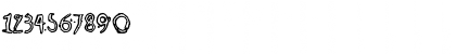 Download Pink Bazooka Regular Font Numeric Preview
