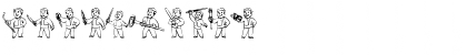 Download Pip Boy Weapons Dingbats Regular Font Numeric Preview