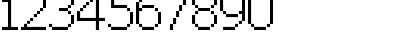 Download pix PixelFJVerdana12pt Regular Font Numeric Preview