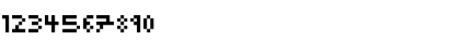Download Pixel Block BB Regular Font Numeric Preview